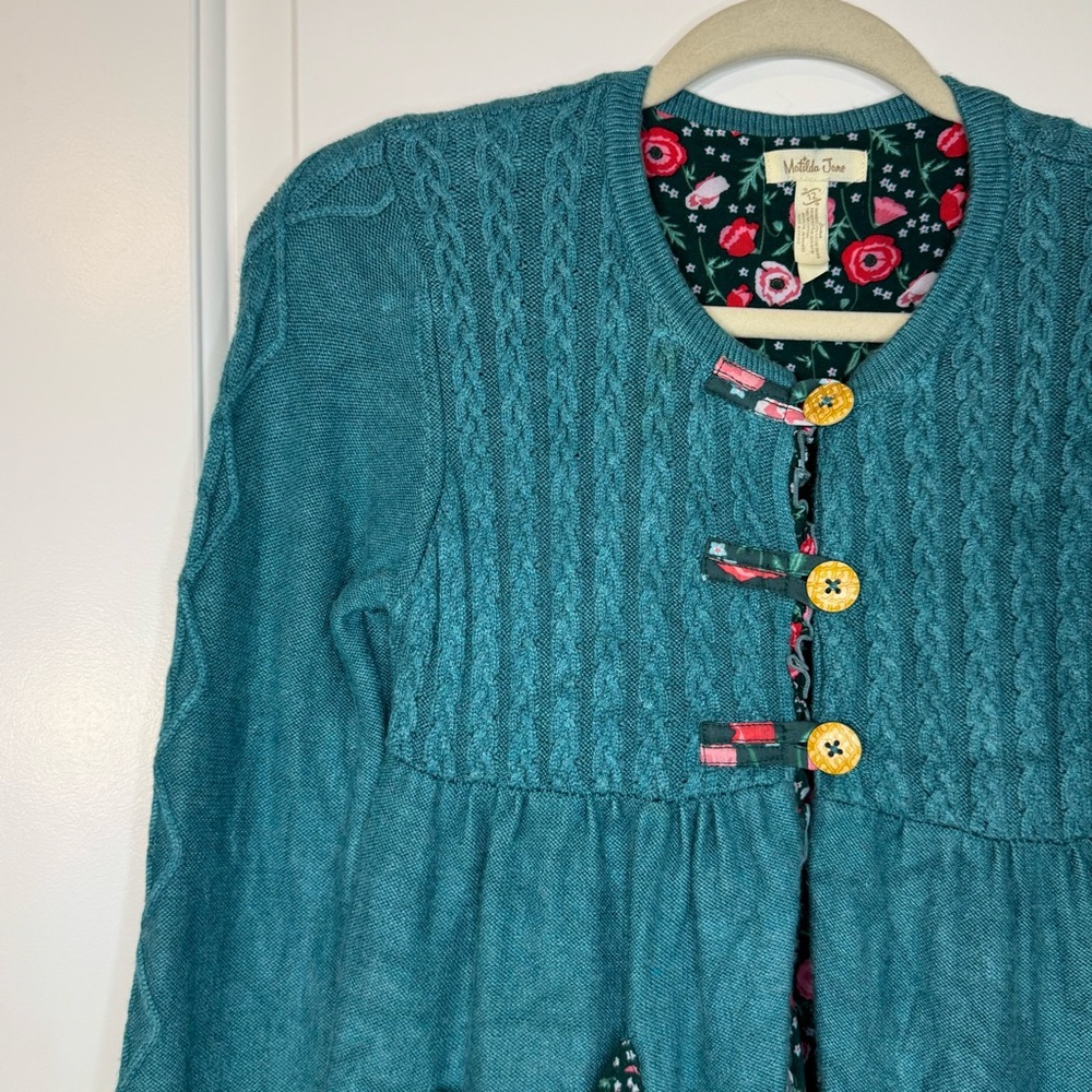 Matilda Jane Size 12 Girls Cardigan | Cottagecore Layering Piece - Picture 2 of 7